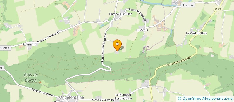 localisation de l'entreprise MADAME GENEVIEVE DESBOEUF  SEULLINE