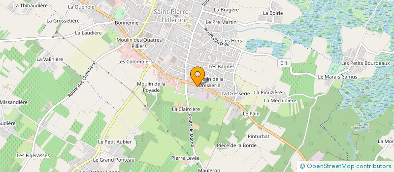 localisation de l'entreprise MADAME GENEVIEVE DESHAIES  SAINT-PIERRE-D'OLERON