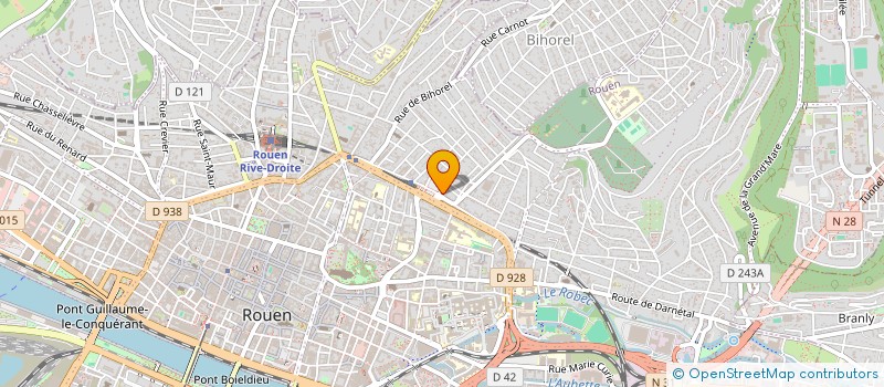 localisation de l'entreprise MADAME GENEVIEVE DEVE à ROUEN