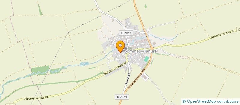 localisation de l'entreprise MADAME GENEVIEVE DEVILLE  SAINT-SOUPLET-SUR-PY