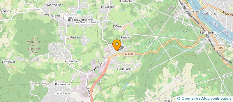 localisation de l'entreprise MADAME GENEVIEVE DEYGAS  FELINES