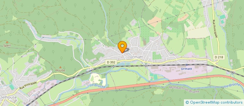 localisation de l'entreprise MADAME GENEVIEVE DIEMERT  URMATT