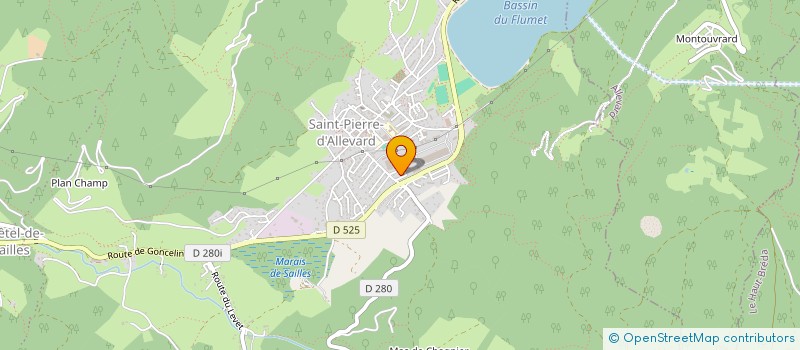 localisation de l'entreprise MADAME GENEVIEVE DODE  SAINT-HONORE