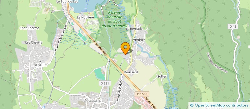 localisation de l'entreprise MADAME GENEVIEVE DOIZY  TALLOIRES-MONTMIN