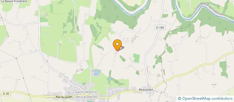 localisation de l'entreprise MADAME GENEVIEVE DOUDARD  SAINT-HILAIRE-DU-HARCOUET