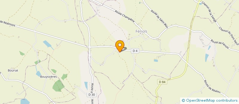 localisation de l'entreprise MADAME GENEVIEVE DOUET  FENOLS