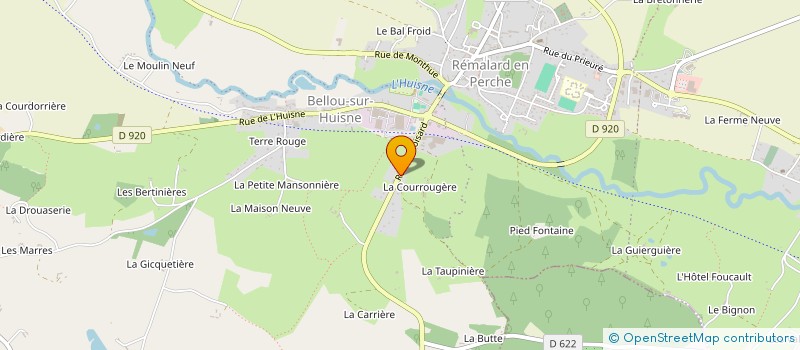 localisation de l'entreprise MADAME GENEVIEVE DROUET à REMALARD-EN-PERCHE