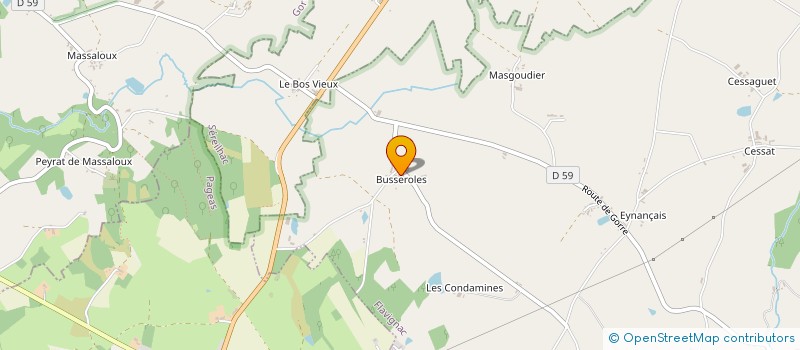 localisation de l'entreprise MADAME GENEVIEVE DU BOUCHAUD DU MAZAUBRUN à FLAVIGNAC
