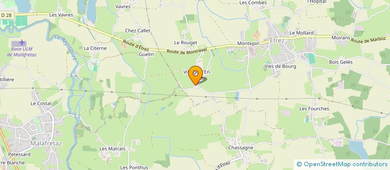 localisation de l'entreprise MADAME GENEVIEVE DUBOIS à BRESSE VALLONS