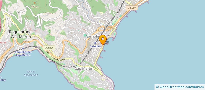 localisation de l'entreprise MADAME GENEVIEVE DUFRASNES à ROQUEBRUNE-CAP-MARTIN