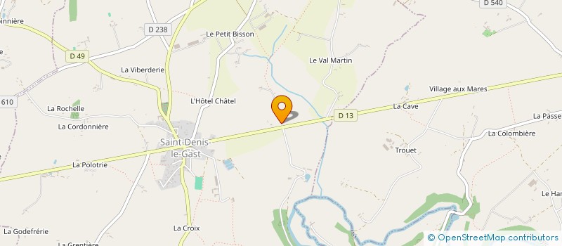 localisation de l'entreprise MADAME GENEVIEVE DUPREY à HAMBYE
