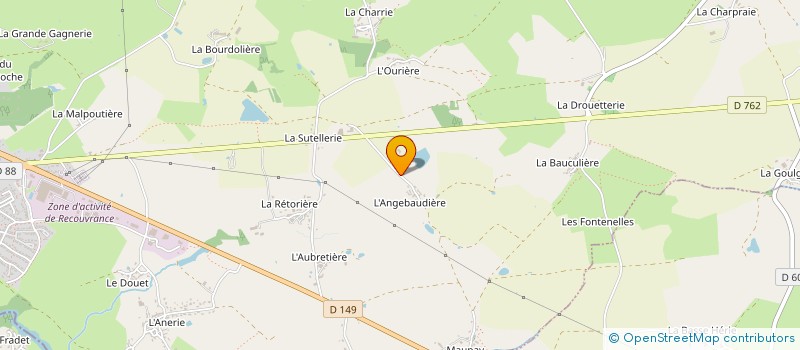 localisation de l'entreprise MADAME GENEVIEVE DURAND à GETIGNE