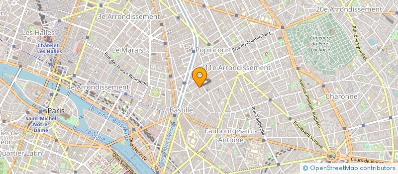 localisation de l'entreprise MADAME GENEVIEVE DURAND  PARIS