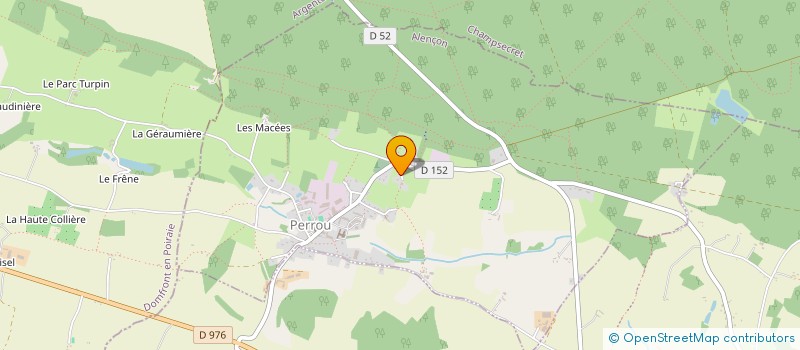 localisation de l'entreprise MADAME GENEVIEVE DURAND à DOMFRONT-EN-POIRAIE