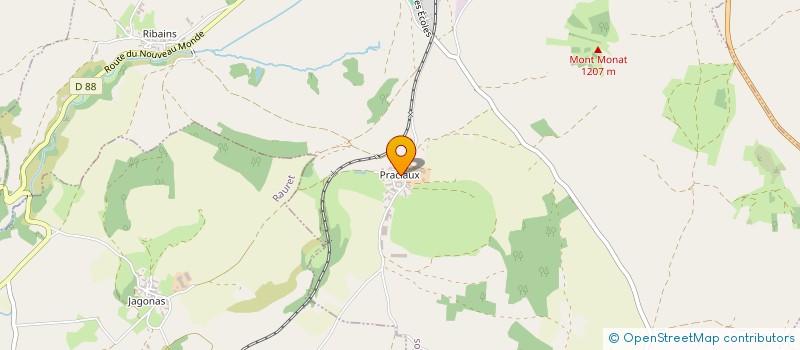 localisation de l'entreprise MADAME GENEVIEVE DUSSAP  LANDOS