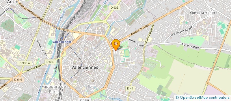 localisation de l'entreprise MADAME GENEVIEVE EDMOND à VALENCIENNES