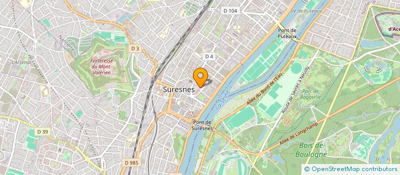localisation de l'entreprise MADAME GENEVIEVE EDZIMBI à SURESNES
