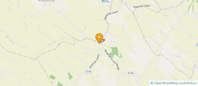 localisation de l'entreprise MADAME GENEVIEVE ESCRIBE  ROQUEVIDAL