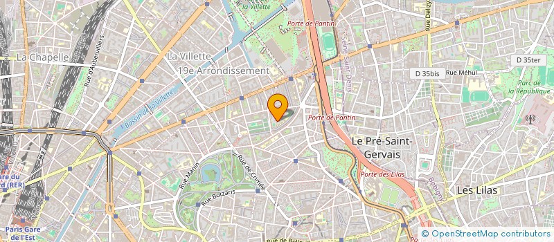 localisation de l'entreprise MADAME GENEVIEVE ESTOURNET  PARIS