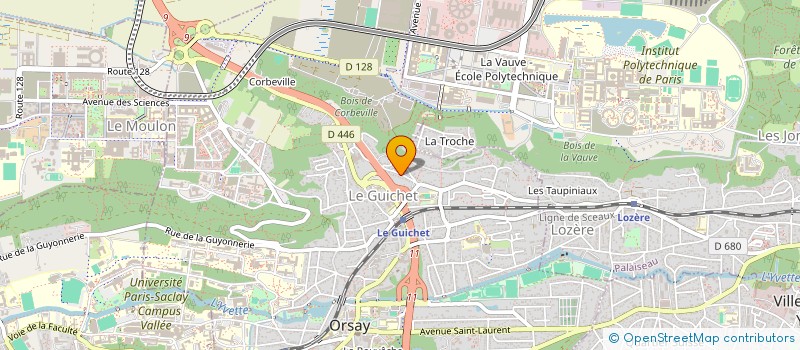 localisation de l'entreprise MADAME GENEVIEVE ETAVE à ORSAY