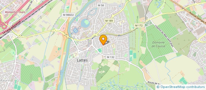 localisation de l'entreprise MADAME GENEVIEVE FABRE à LATTES