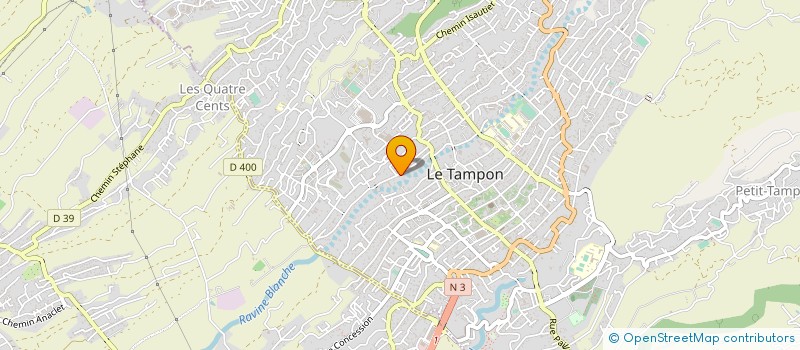 localisation de l'entreprise MADAME GENEVIEVE FAFOURNOUX  LE TAMPON