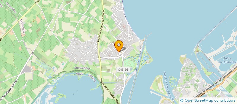 localisation de l'entreprise MADAME GENEVIEVE FAREZ à MARSEILLAN