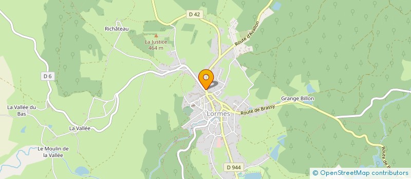 localisation de l'entreprise MADAME GENEVIEVE FERREIRA à SAINT-ANDRE-EN-MORVAN