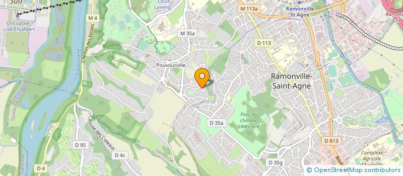 localisation de l'entreprise MADAME GENEVIEVE FEYFANT  TOULOUSE