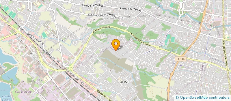 localisation de l'entreprise MADAME GENEVIEVE FOIS  LONS