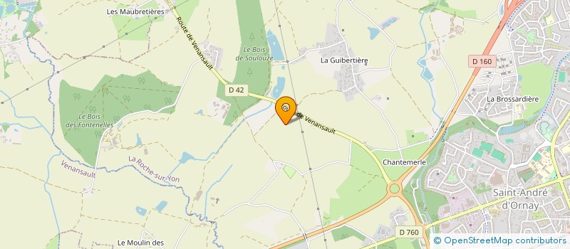 localisation de l'entreprise MADAME GENEVIEVE FOURNIER à ROCHE SUR YON (LA)