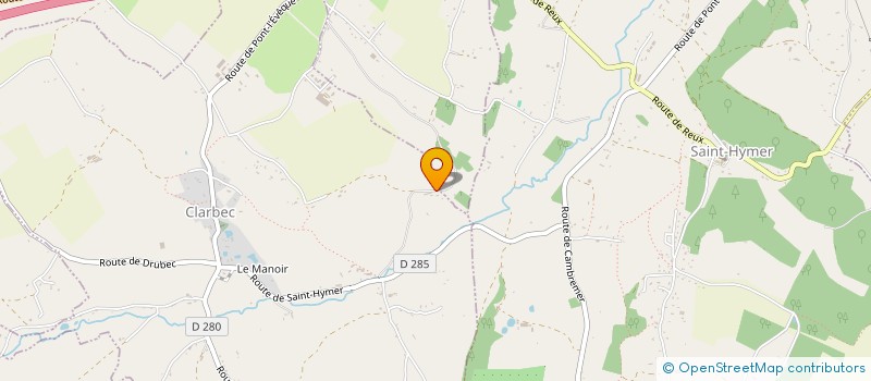 localisation de l'entreprise MADAME GENEVIEVE FRANCOISE  CLARBEC