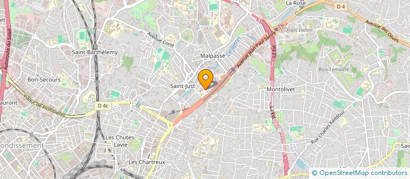 localisation de l'entreprise MADAME GENEVIEVE GAHANA  MARSEILLE