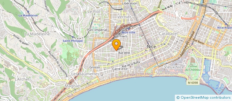 localisation de l'entreprise MADAME GENEVIEVE GARABEDIAN à NICE
