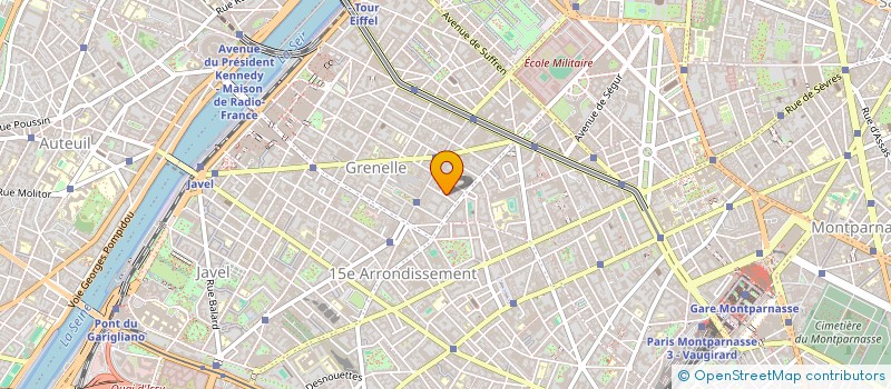 localisation de l'entreprise MADAME GENEVIEVE GAULTIER DE SAINT BASILE  PARIS