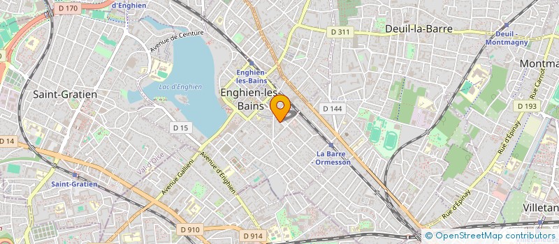 localisation de l'entreprise MADAME GENEVIEVE GAYE à ENGHIEN-LES-BAINS