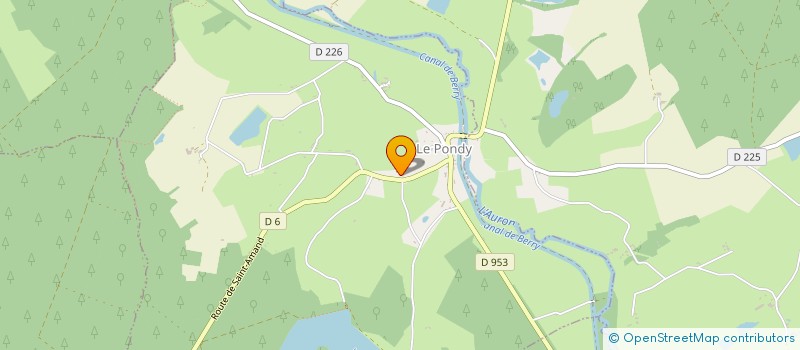 localisation de l'entreprise MADAME GENEVIEVE GILLOT  LE PONDY