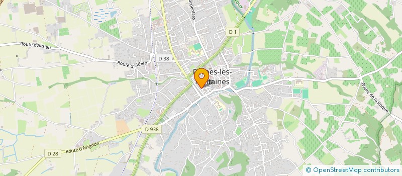 localisation de l'entreprise MADAME GENEVIEVE GODART à CARPENTRAS