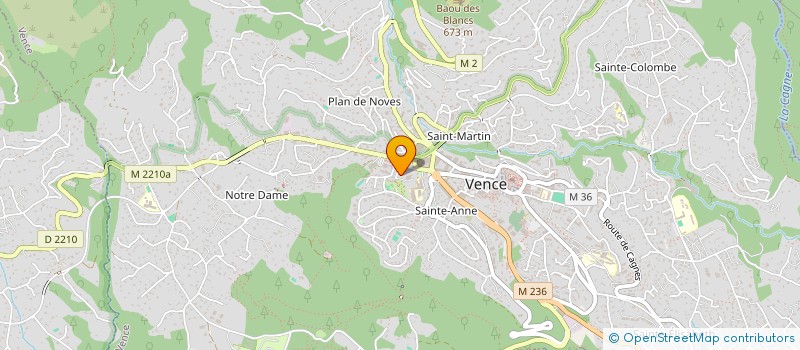 localisation de l'entreprise MADAME GENEVIEVE GOY FRANCOISE à VENCE