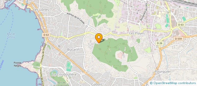 localisation de l'entreprise MADAME GENEVIEVE GRAZIANO à SIX-FOURS-LES-PLAGES