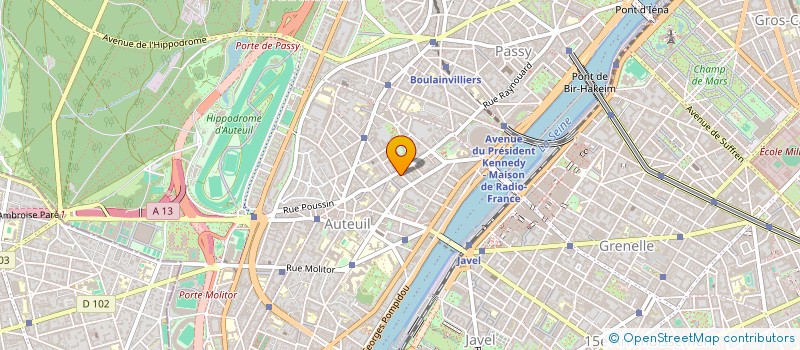 localisation de l'entreprise MADAME GENEVIEVE GRENIE  PARIS