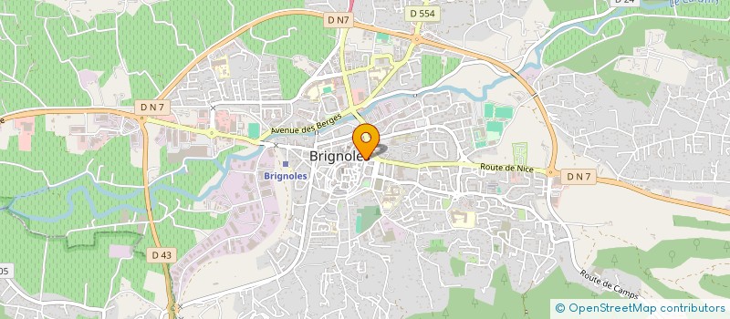localisation de l'entreprise MADAME GENEVIEVE GRISARD à BRIGNOLES