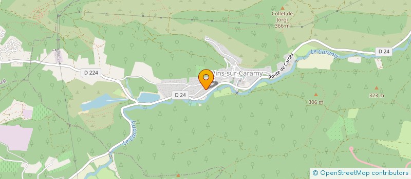 localisation de l'entreprise MADAME GENEVIEVE GROGIELLI à VINS-SUR-CARAMY