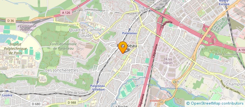 localisation de l'entreprise MADAME GENEVIEVE GROSS à PALAISEAU