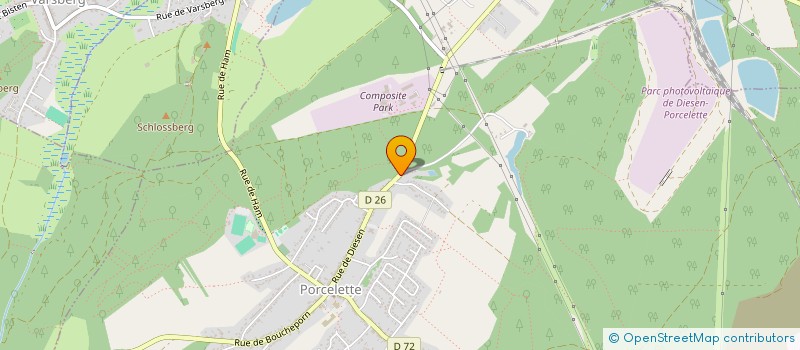 localisation de l'entreprise MADAME GENEVIEVE GRUN  PORCELETTE