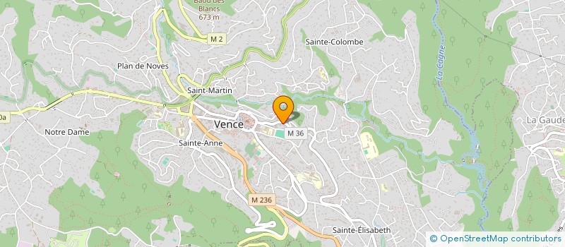 localisation de l'entreprise MADAME GENEVIEVE GUIBOURT  VENCE