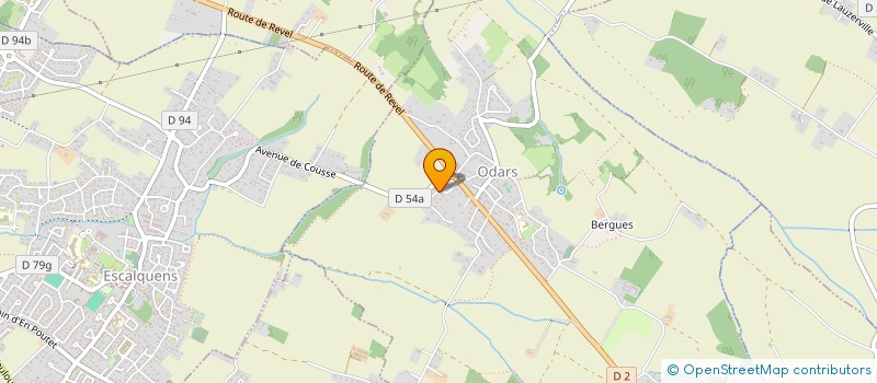 localisation de l'entreprise MADAME GENEVIEVE GUILLAT  ODARS