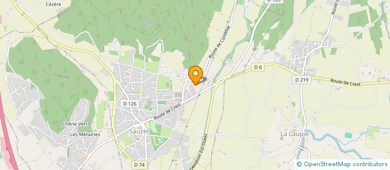 localisation de l'entreprise MADAME GENEVIEVE GUILLON  SAVASSE