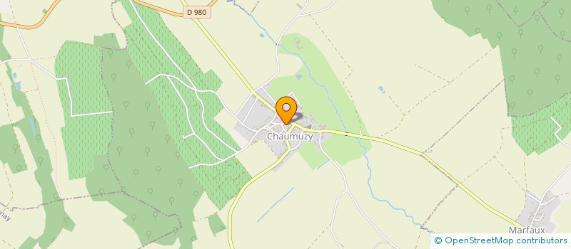 localisation de l'entreprise MADAME GENEVIEVE GUILLOT  CHAUMUZY