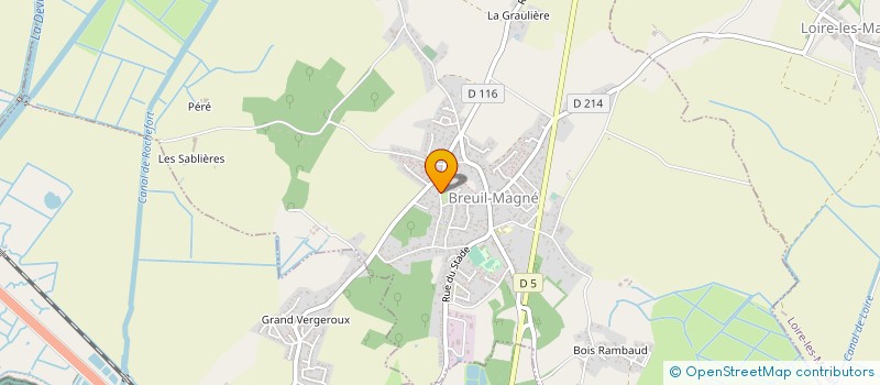 localisation de l'entreprise MADAME GENEVIEVE GUILLOTEAU à BREUIL-MAGNE